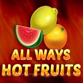 All Ways Hot Fruits slot logo by Amatic Industries at Goldenbet Casino