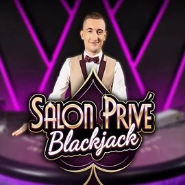 Blackjack Salon Privé online game logo by Ezugi on golden-bett.com