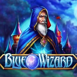 Blue Wizard logo by Quickspin at Goldenbet Casino