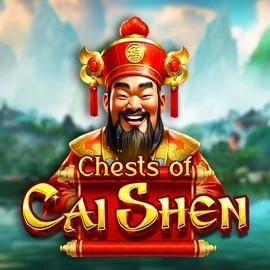 Chests of Cai Shen slot logo by Pragmatic Play at Goldenbet Casino