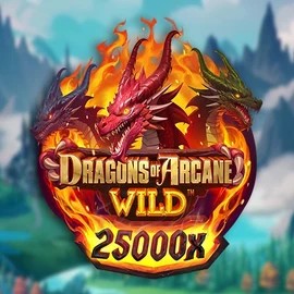 Dragons of Arcane Wild by Foxium, showcased at golden-bett.com – game logo