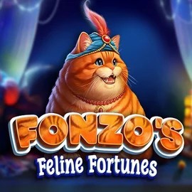 Fonzos Feline Fortunes slot logo by Pragmatic Play at Goldenbet Casino