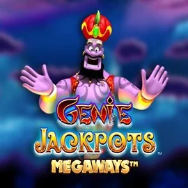 Genie Jackpots Megaways logo – Jackpots by Blueprint Gaming at Goldenbet Casino