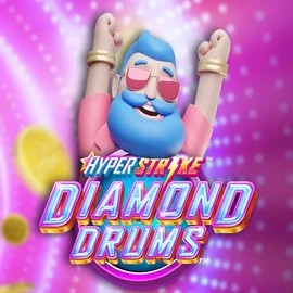 Hyper Strike Diamond Drums slot visual from Gameburger Studios available on golden-bett.com