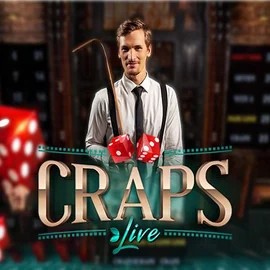 Live Casino logo of Live Craps from Evolution at Goldenbet Casino