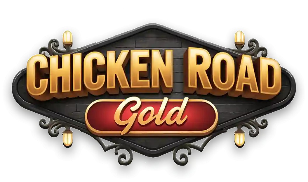 Chicken Road Gold online game logo by InOut on golden-bett.com