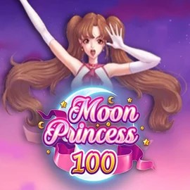 Moon Princess 100 online game logo by Play'n GO on golden-bett.com