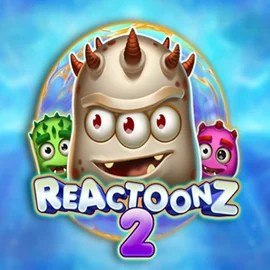 Official Slots logo: Reactoonz 2 by Play'n GO at Goldenbet Casino