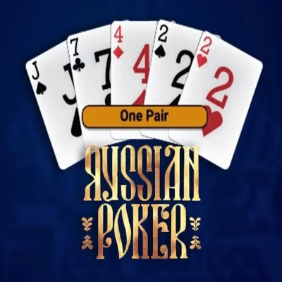 Russian Poker logo by OneTouch Games Goldenbet Casino