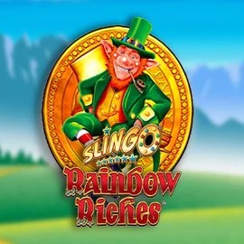 Slingo Rainbow Riches by Gaming Realms, showcased at golden-bett.com – game logo
