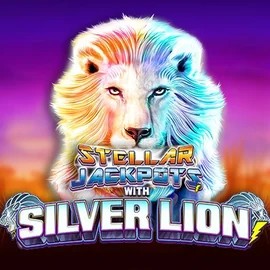 Enjoy Stellar Jackpots with Silver Lion by Lightning Box Game – logo hosted on golden-bett.com