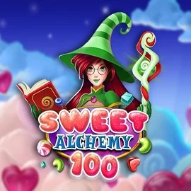 Official Slots logo: Sweet Alchemy 100 by Play'n GO at Goldenbet Casino