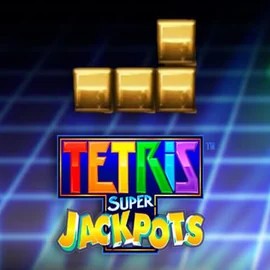 Tetris Super Jackpots online game logo by WMS on golden-bett.com