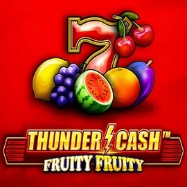 Thunder Cash Fruity Fruity game by Novomatic – logo hosted on Goldenbet Casino