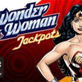 Wonder Woman Jackpots slot visual from Amaya available on golden-bett.com